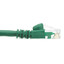 Cat5e Green Copper Ethernet Patch Cable, Snagless/Molded Boot, POE Compliant, 1 foot - Part Number: 10X6-05101