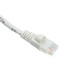 Cat5e White Copper Ethernet Patch Cable, Snagless/Molded Boot, POE Compliant, 3 foot - Part Number: 10X6-09103