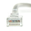 Cat5e Gray Copper Ethernet Patch Cable, Bootless, POE Compliant, 1 foot - Part Number: 10X6-12101