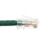 Cat5e Green Copper Ethernet Patch Cable, Bootless, POE Compliant, 5 foot - Part Number: 10X6-15105