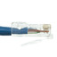 Cat5e Blue Copper Ethernet Patch Cable, Bootless, POE Compliant, 10 foot - Part Number: 10X6-16110