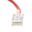 Cat5e Red Copper Ethernet Patch Cable, Bootless, POE Compliant, 10 foot - Part Number: 10X6-17110