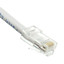Cat5e White Copper Ethernet Patch Cable, Bootless, POE Compliant, 50 foot - Part Number: 10X6-19150