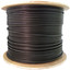 24 Fiber Indoor/Outdoor Fiber Optic Cable, Multimode 50/125, Corning Clear Curve OM3, Plenum Rated, Black, Spool, 1000ft - Part Number: 11F3-324NH