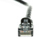 Cat6 Black Copper Ethernet Patch Cable, Snagless/Molded Boot, POE Compliant, 7 foot - Part Number: 10X8-02207