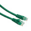 Cat6 Green Copper Ethernet Patch Cable, Snagless/Molded Boot, POE Compliant, 1 foot - Part Number: 10X8-05101