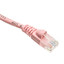 Cat6 Pink Copper Ethernet Patch Cable, Snagless/Molded Boot, POE Compliant, 1 foot - Part Number: 10X8-07201
