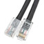 Cat6 Black Copper Ethernet Patch Cable, Bootless, POE Compliant, 25 foot - Part Number: 10X8-12225