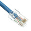 Cat6 Blue Copper Ethernet Patch Cable, Bootless, POE Compliant, 7 foot - Part Number: 10X8-16107