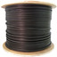 Direct Burial/Outdoor Rated Shielded Cat6 Black Ethernet Cable, Solid, 23 AWG, Spool, 1000 foot - Part Number: 10X8-722NH