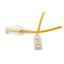 Cat6 Yellow Slim Ethernet Patch Cable, Snagless/Molded Boot, 3 foot - Part Number: 10X8-88103