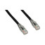 Cat6 Black Copper Ethernet Patch Cable, Clear Finger Boot, POE Compliant, 6 inch - Part Number: 10X8-92200.5