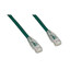 Cat6 Green Copper Ethernet Patch Cable, Clear Finger Boot, POE Compliant, 1 foot - Part Number: 10X8-95101