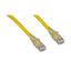 Cat6 Yellow Copper Ethernet Patch Cable, Clear Finger Boot, POE Compliant, 6 inch - Part Number: 10X8-98100.5