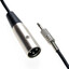 XLR Male to 3.5mm Mono Male Cable 25ft - Part Number: 10XR-02125