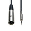 XLR Male to 3.5mm Stereo Male TRS(Balanced Audio) Cable 6ft - Part Number: 10XR-03106