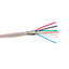 Shielded Plenum Security Cable, White, 22/6 (22 AWG 6 Conductor), Stranded, CMP, Pullbox, 500 foot - Part Number: 11K4-56912SF