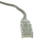 Slim Cat6a Gray Copper Ethernet Cable, 10 Gigabit, Snagless/Molded Boot, 500 MHz, 1 foot - Part Number: 13X6-62101