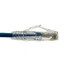 Slim Cat6a Blue Copper Ethernet Cable, 10 Gigabit, Snagless/Molded Boot, 500 MHz, 3 foot - Part Number: 13X6-66103
