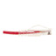 Slim Cat6a Red Copper Ethernet Cable, 10 Gigabit, 500 MHz, Snagless/Molded Boot, POE Compliant, 15 foot - Part Number: 13X6-67115