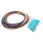 Fiber Pigtail, MM, OM4, 12 Fiber, LC/PC, 3M, Aqua Boot - Part Number: 15F1-52012