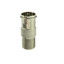 F-pin Coaxial Quick Connect Adapter, Threaded F-pin Female to Quick F-pin Male - Part Number: 200-103