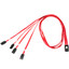 SAS SFF-8087 to SATA Breakout Cable, Mini 36 Pin SAS, 4 x SATA, 40 inch - Part Number: 23SA-01310