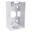 Single Gang Surface Mount Box, White - Part Number: 300-625WH