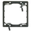 Wall Plate Mounting Bracket, Nylon, Low Voltage, Dual Gang - Part Number: 3031-11200