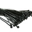 Nylon Cable Tie, Black, 18-pound weight limit, 100 Pieces, 8 inch - Part Number: 30CV-00190BK