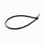Nylon Cable Tie, Black, 40-pound weight limit, 100 Pieces, 12 inch - Part Number: 30CV-00191BK
