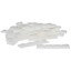 Adhesive Cable Holder, 100 Pieces, 1/2 inch Square - Part Number: 30CV-12100