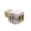 Keystone, White, LC Fiber Optic Network Coupler - Part Number: 30LC-LC400