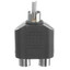 RCA Splitter / Adapter, RCA Male to Dual RCA Female - Part Number: 30R1-03300