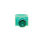 USB to PS/2 Keyboard/Mouse Adapter, Green, USB-A Female to PS/2 Male (Mini-Din 6) - Part Number: 30U2-26300
