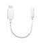 USB C to 3.5mm Adapter Cable for connecting headsets, 5 inch, White - Part Number: 30U2-35000