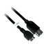 USB OTG, USB 3.0 Micro B Male to USB 3.0 Type A Female, USB On The Go, 12 inch cable - Part Number: 30U3-10200