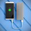 Powerocks 6000mAh Power Bank, Dual USB, Includes Micro USB Charge Cable, Silver - Part Number: 30W1-62005