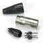 XLR Male Connector, Solder type, 3 Conductor - Part Number: 30XR-07100