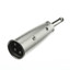 XLR Male to 1/4 Mono Male Adapter - Part Number: 30XR-12100