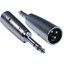 XLR Male to 1/4 Stereo Male Adapter - Part Number: 30XR-14200