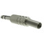1/4 inch Male Stereo Connector, Solder Type, Metal - Part Number: 30XR-20200