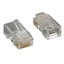 Cat5e RJ45 Crimp Connectors for Solid/Stranded Cable, 8P8C, POE Compliant, 100 pieces - Part Number: 31D0-511HD