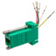 Modular Adapter, Green, DB9 Male to RJ45 Jack - Part Number: 31D1-1720GR