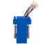 Modular Adapter, Blue, DB9 Female to RJ45 Jack - Part Number: 31D1-1740BL