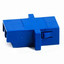 LC/UPC Singlemode Duplex Coupler, blue, polymer body and zirconia sleeve - Part Number: 31F2-LL420