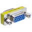 SVGA Mini Coupler for PC, HD15 Male to HD15 Female - Part Number: 31H1-05200
