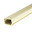 3/4 inch Surface Mount Cable Raceway, Ivory, Straight 6 foot Section - Part Number: 31R1-000IV