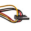 Molex to Dual SATA Power Cable, 4 Pin Molex Male to Dual Serial ATA Female, 14 inch - Part Number: 31SA-005P