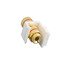 Keystone Insert, White, Red Right Channel Banana Plug Binding Post, Banana Plug Female Coupler - Part Number: 323-120RD
